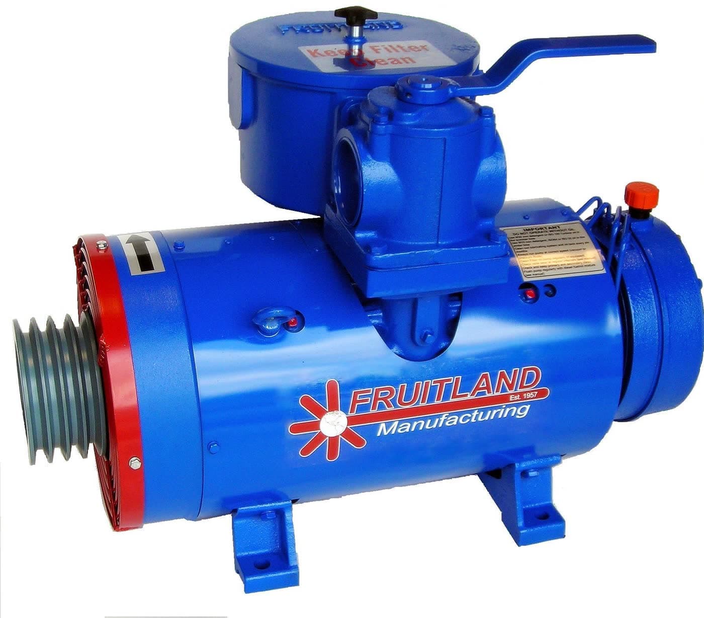 Rotary-vane vacuum pump